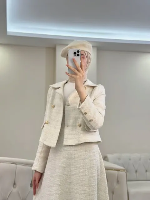 Ensemble Chanel Doré (2 pieces) 3