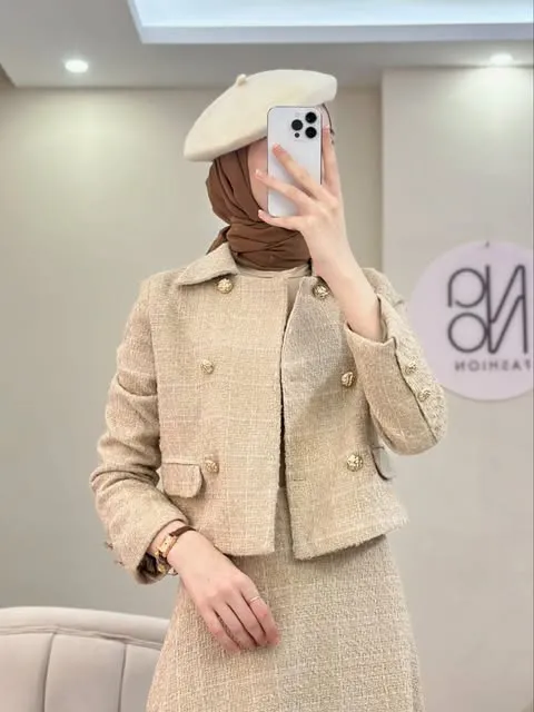 Ensemble Chanel Doré (2 pieces) 4