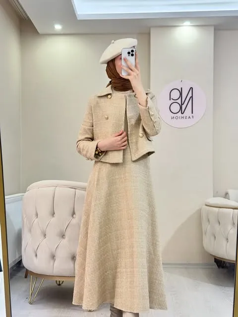 Ensemble Chanel Doré (2 pieces) 2