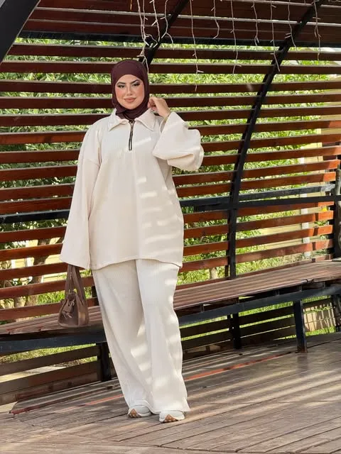 Ensemble Oversize Zippé 2
